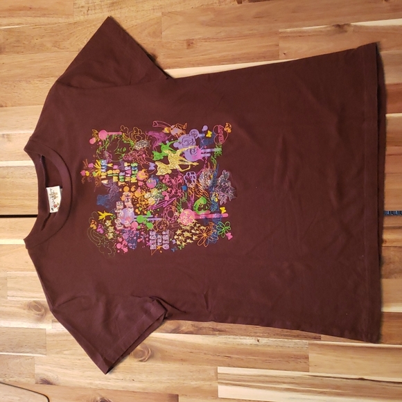 Womens Walt Disney World Brown Graphic Tshirt - Size L - Picture 2 of 5